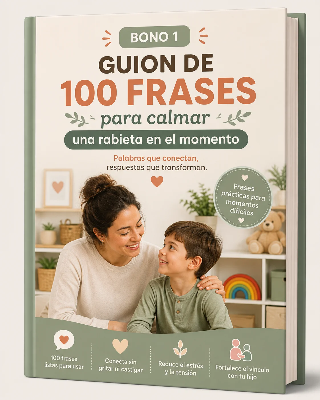 Mockup del Bono 1: 100 frases para momentos de tensión